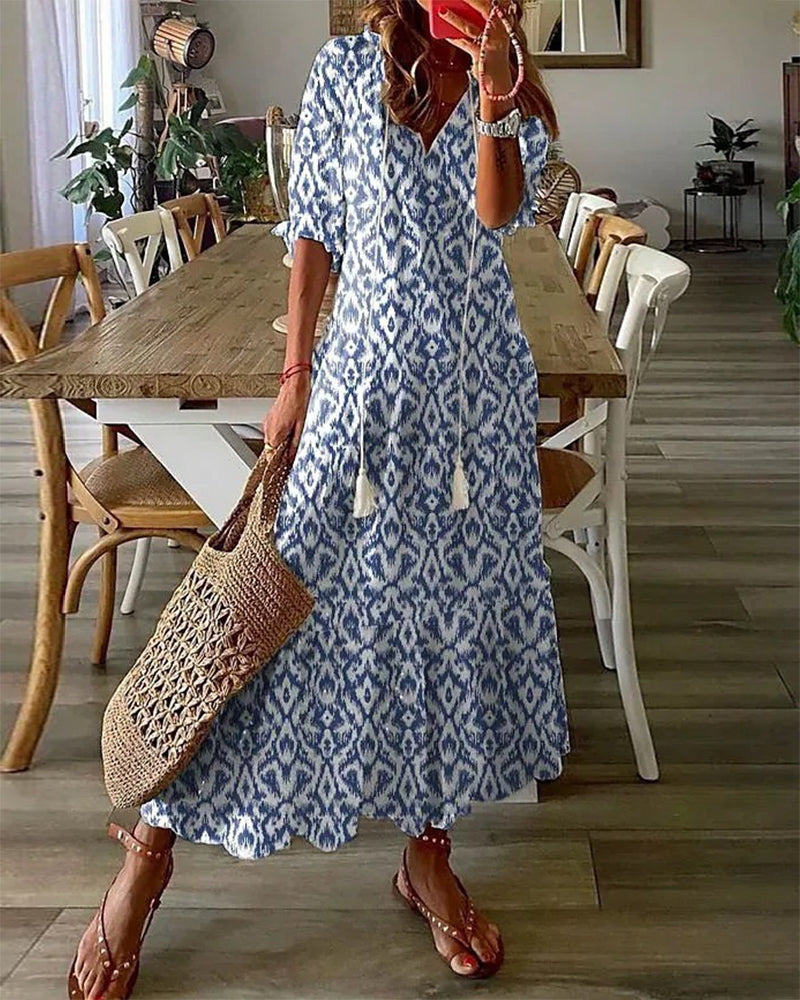 Michaela | Robe Maxi Bohème Chic