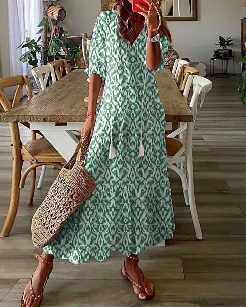 Michaela | Robe Maxi Bohème Chic