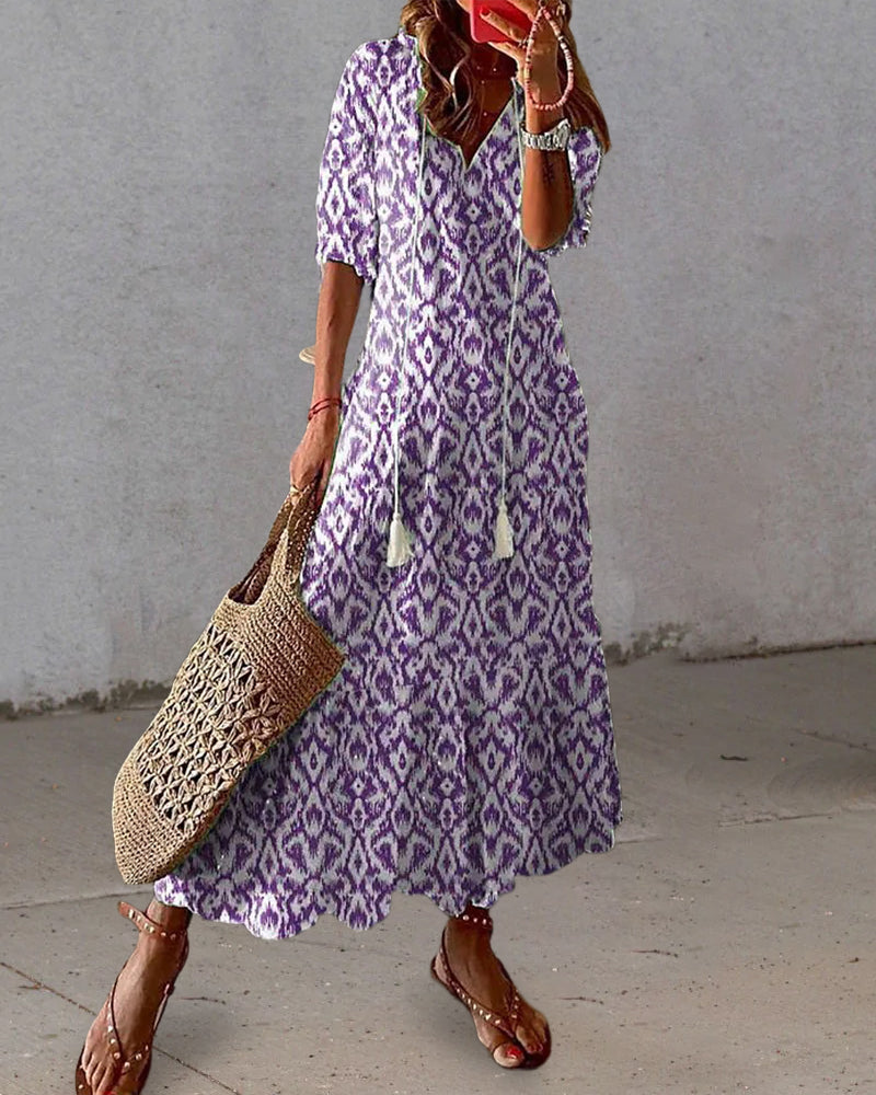 Michaela | Robe Maxi Bohème Chic