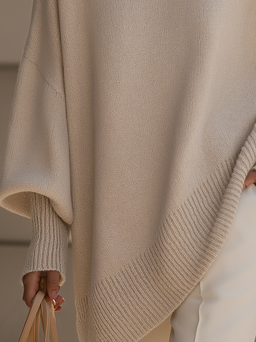 Cindy | Pull Poncho Élégant