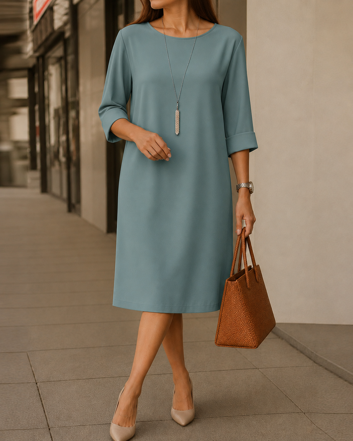 Silvia | Robe midi sculptante