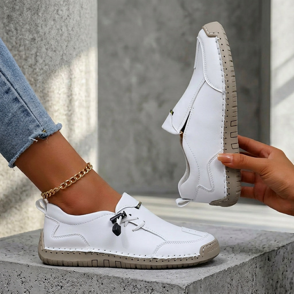 Mathilde | Mocassins Confort Piqués Main