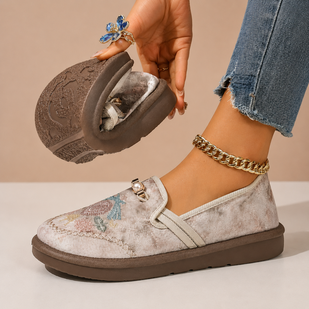 Michèle | Mocassins Brodés Confort