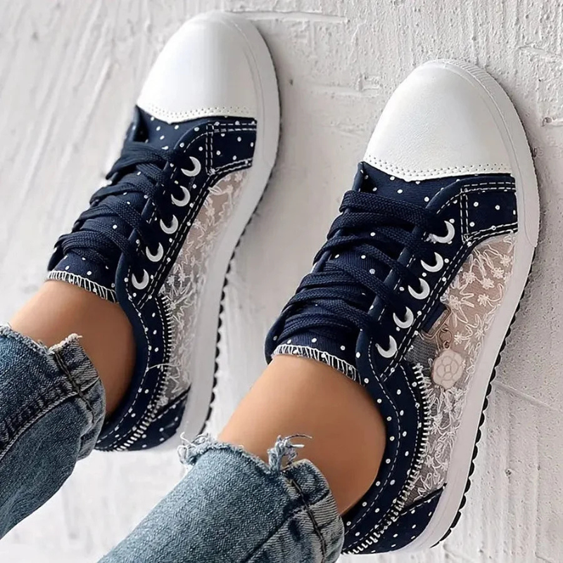 Marscha | Baskets Élégantes en Dentelle