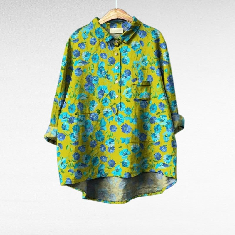 Axéllé | Blouse Florale Lumineuse