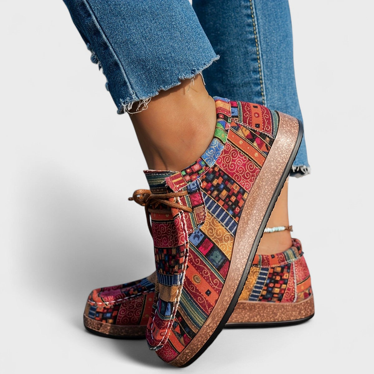 Azura | Baskets Ethniques Patchwork