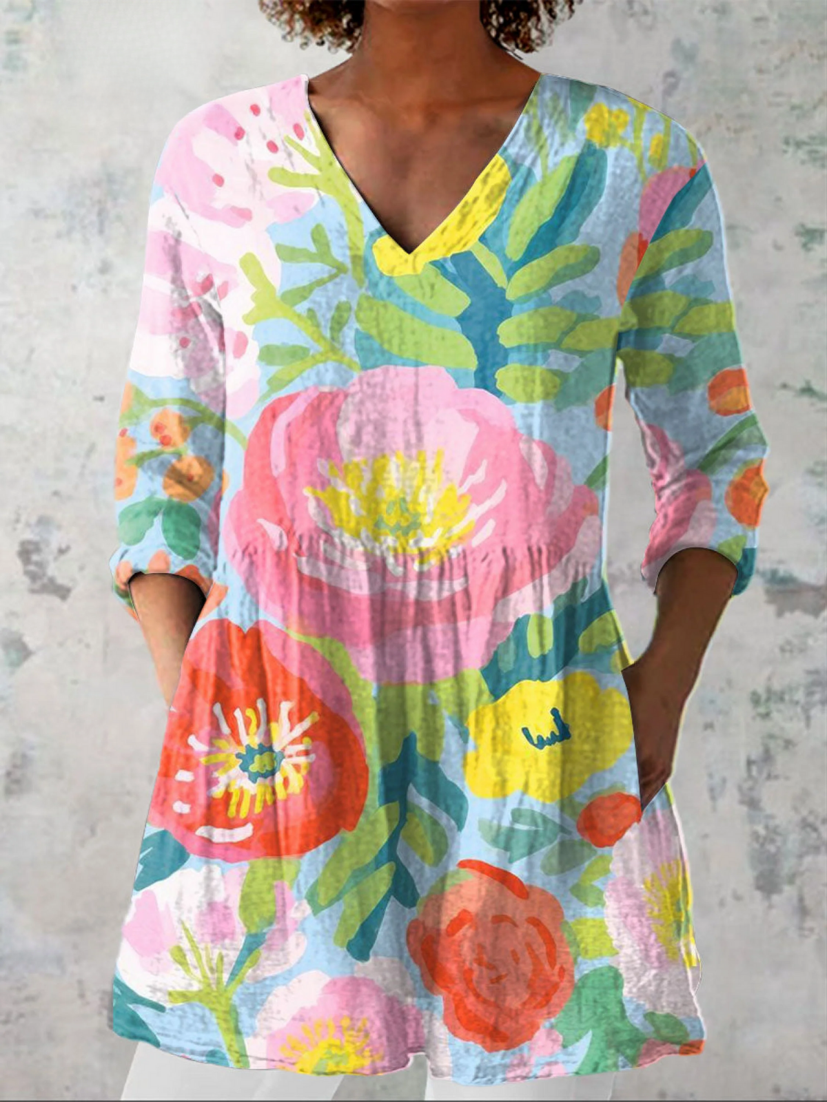 Claire | Blouse Longue Vaporeuse
