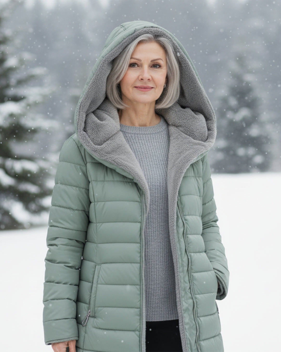 Olivia - Manteau D'hiver Élegant
