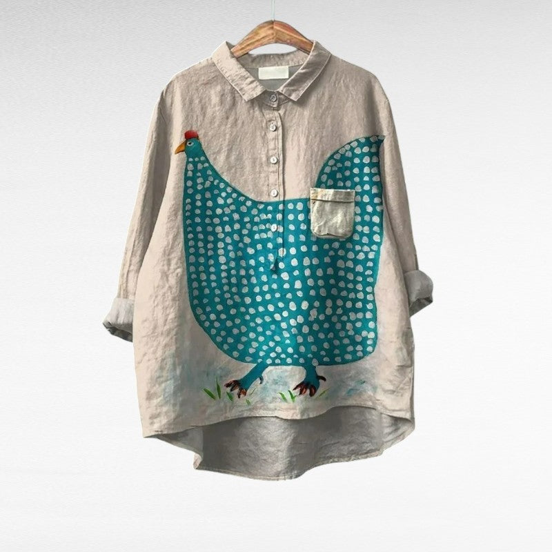 Eugénie | Blouse Motif Ludique