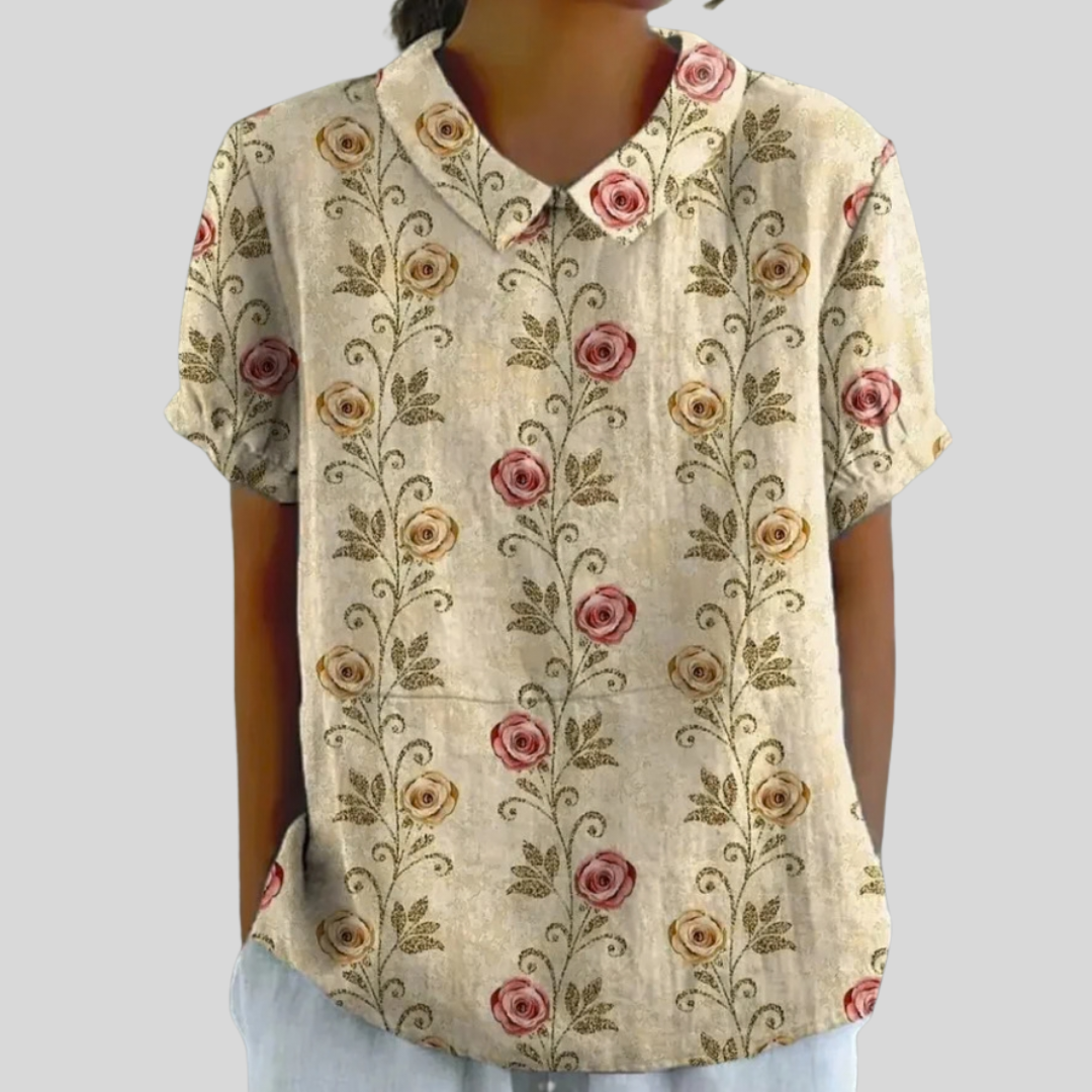 Amélie | Blouse Roses Classiques
