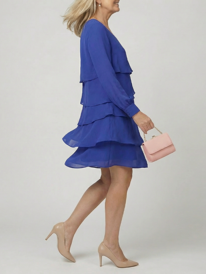 Lila | Robe à couches propre longueur genou