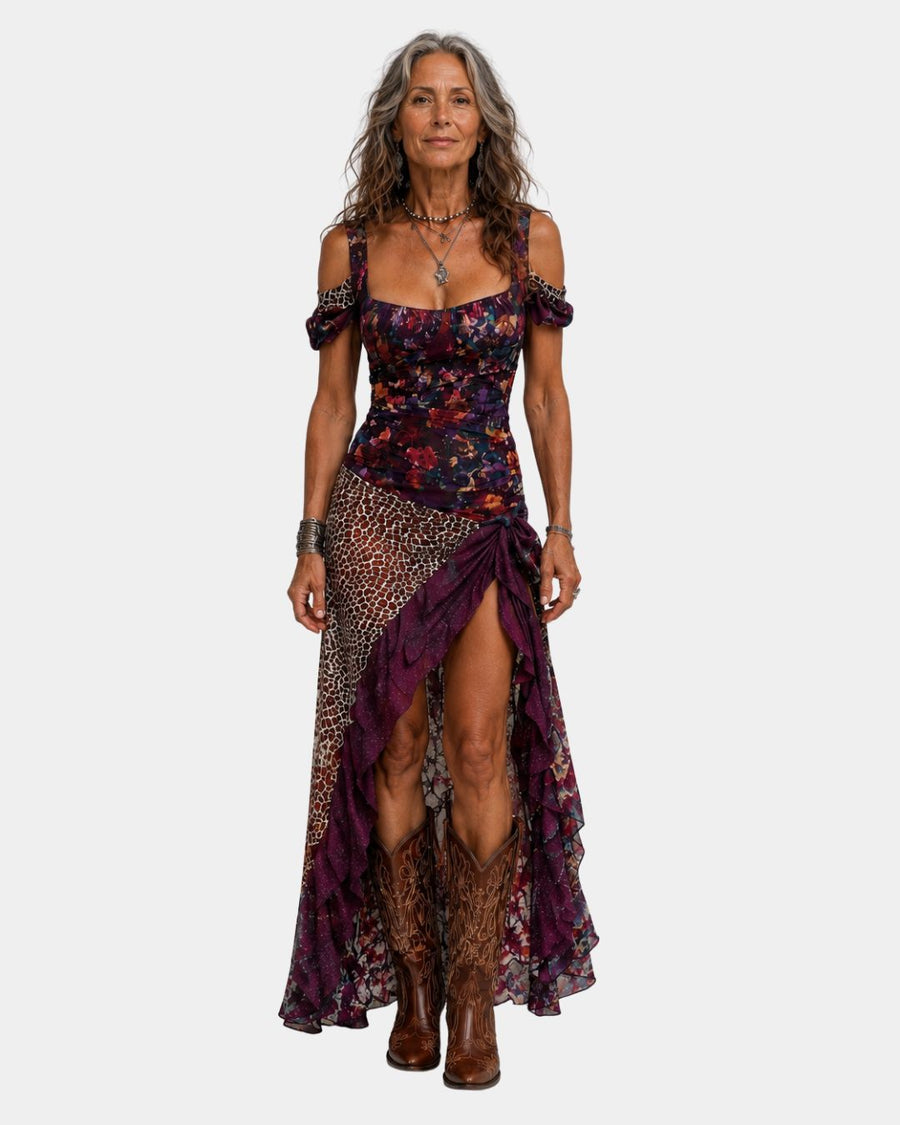 Méliorine | Robe maxi boho élégante