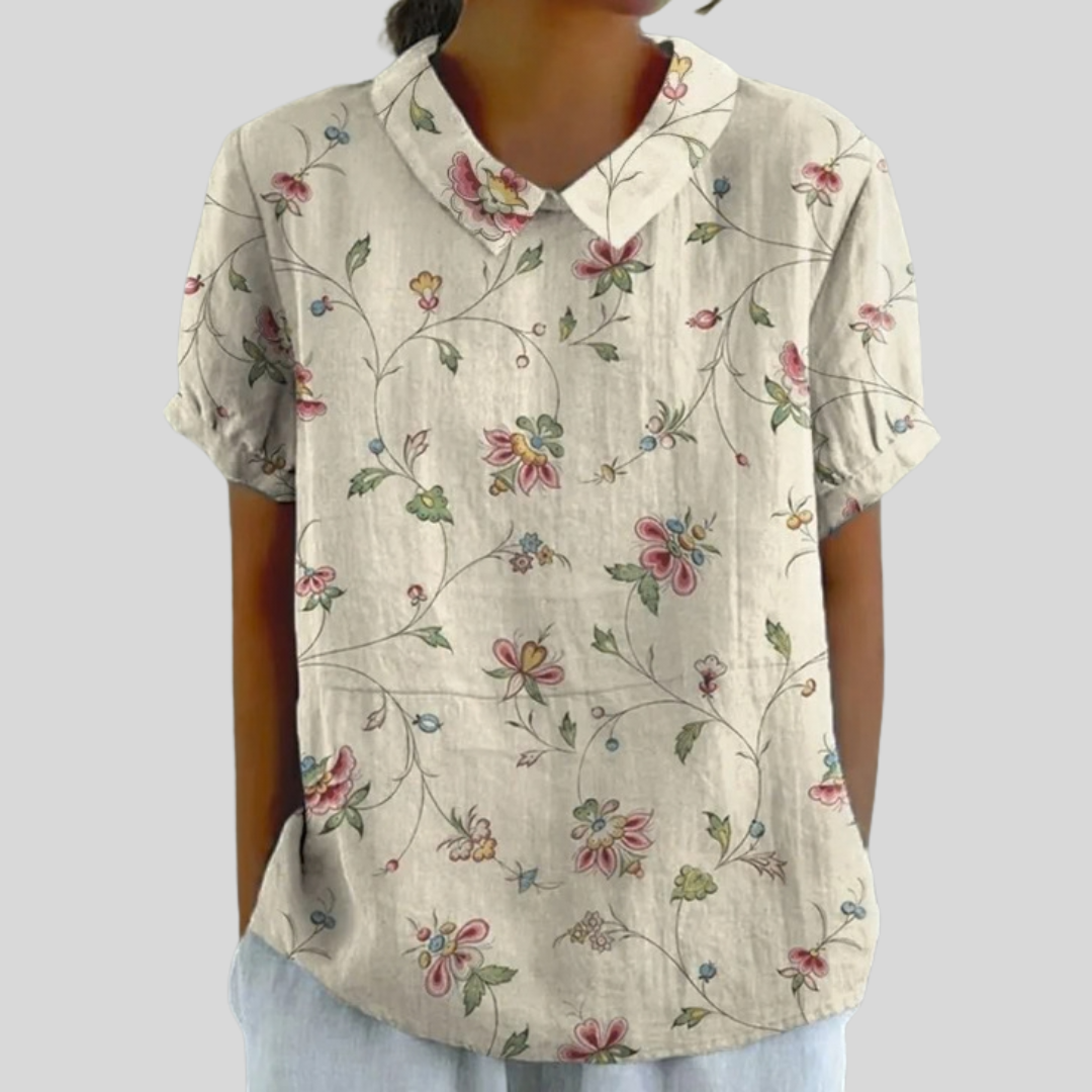 Thérèse | Blouse Florale Délicate