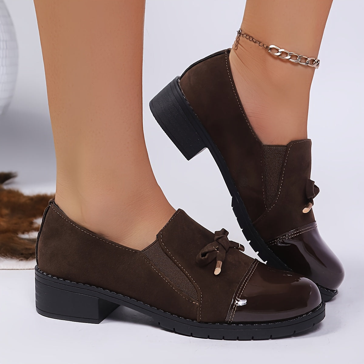 Camille | Mocassins Confort Bout Verni