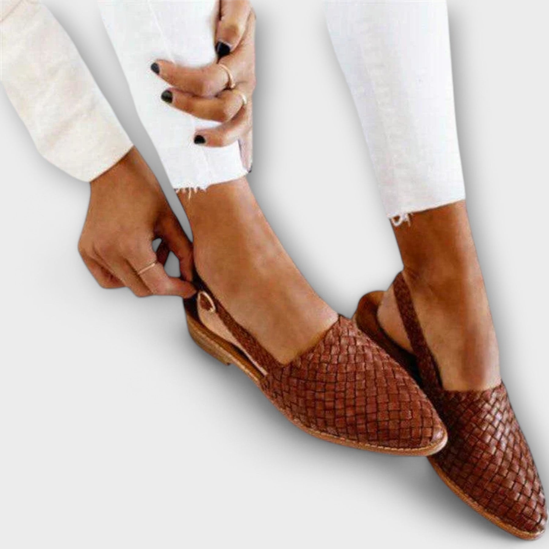 Calista | Mocassins Tressés Élégance