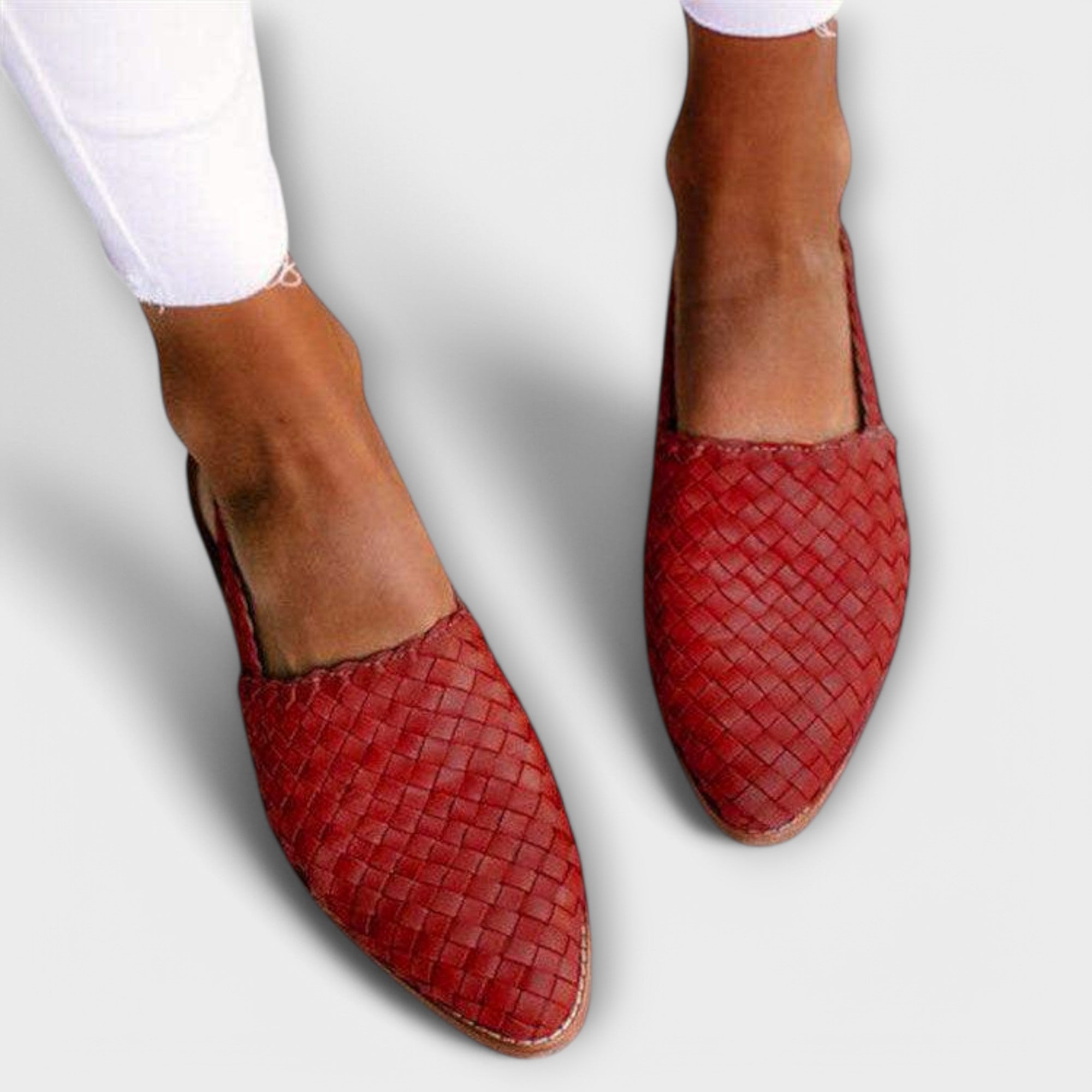 Calista | Mocassins Tressés Élégance