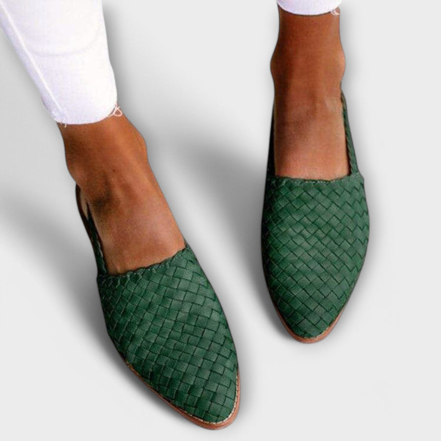Calista | Mocassins Tressés Élégance