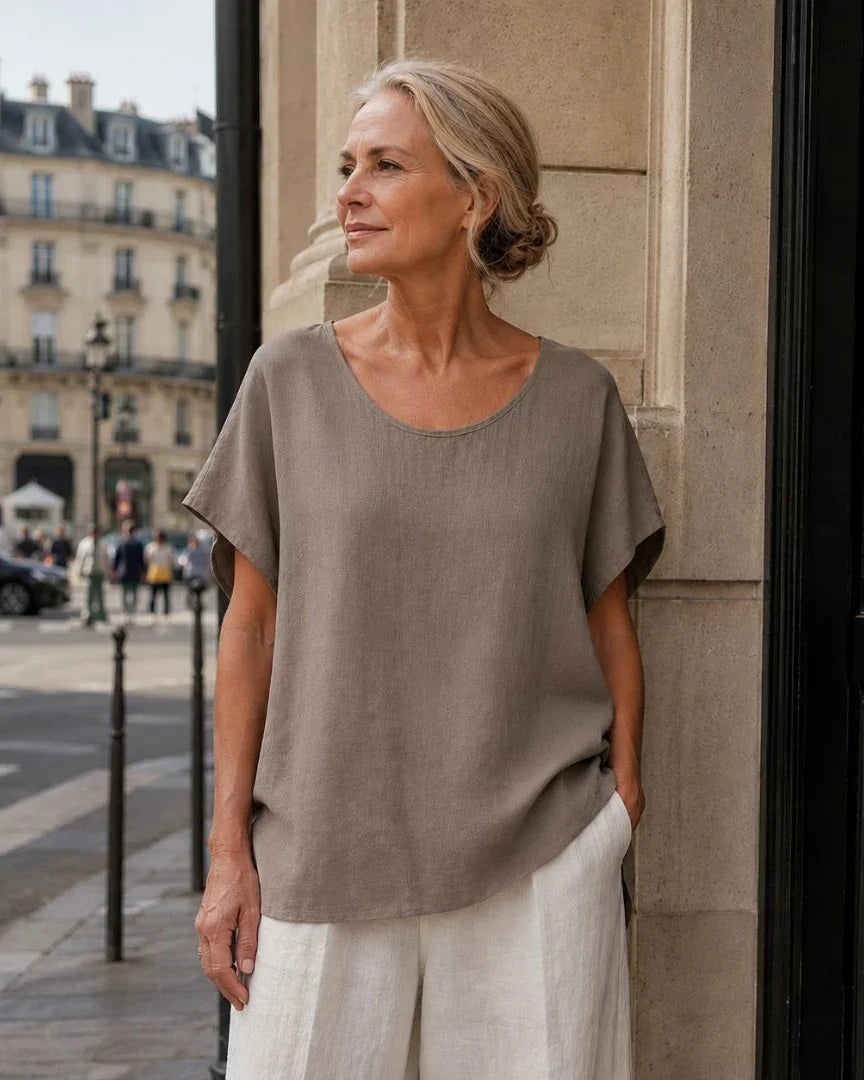 Délie | Blouse décontractée idéale pour l'été