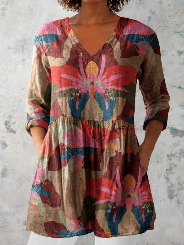 Nicole | Blouse Fluide Imprimée