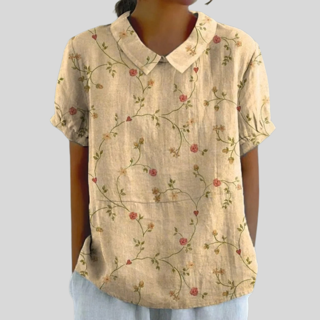 Claire | Blouse Florale Subtile