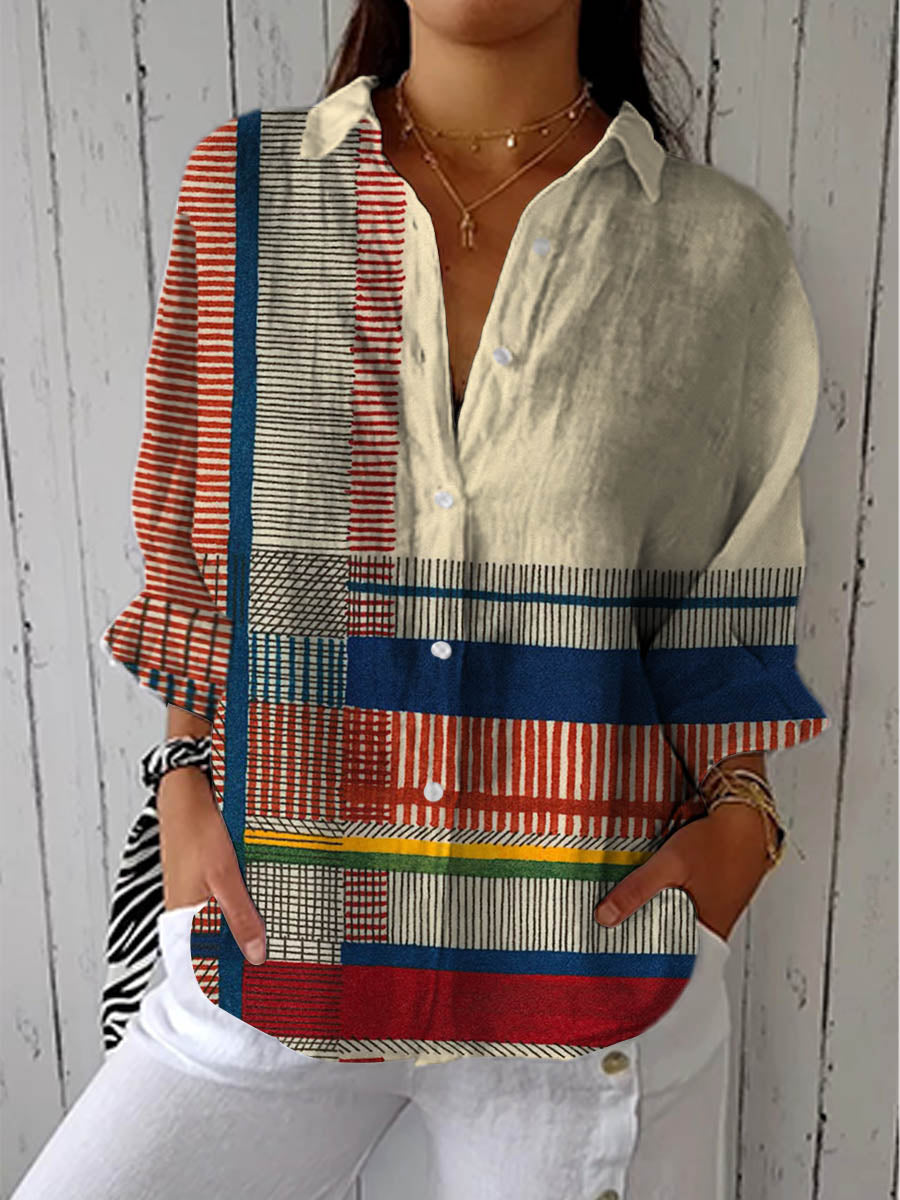 Héloïse | Blouse Graphique Moderne