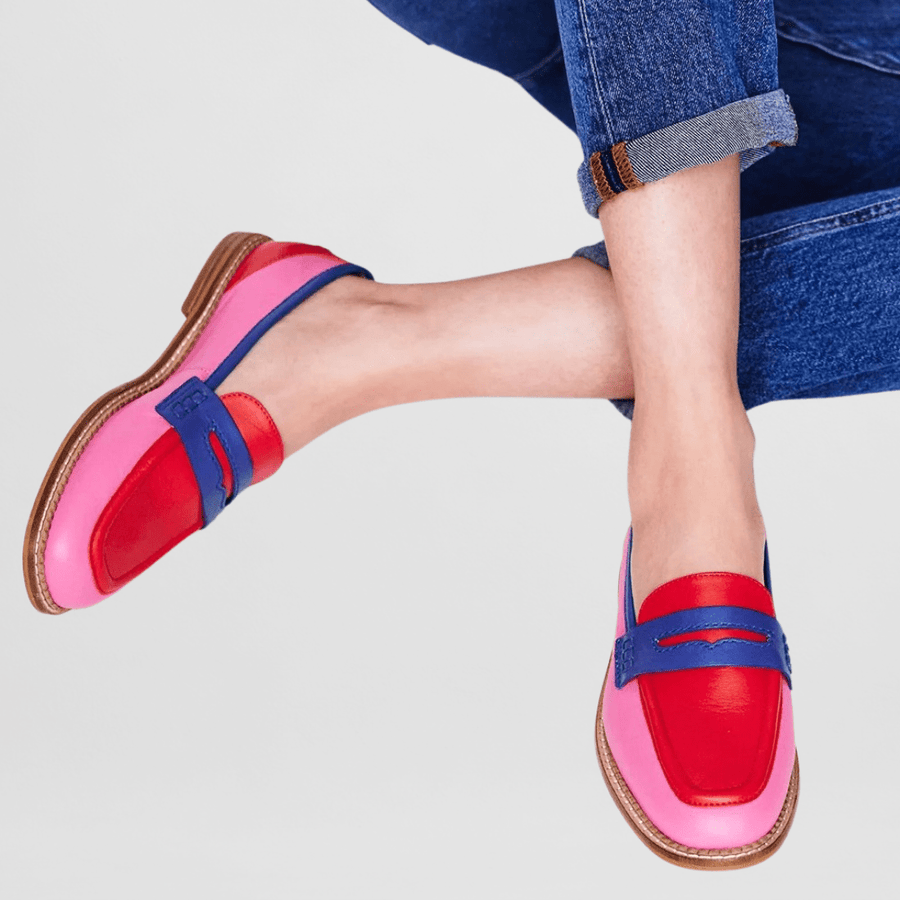 Martine | Mocassins Colorés Vifs