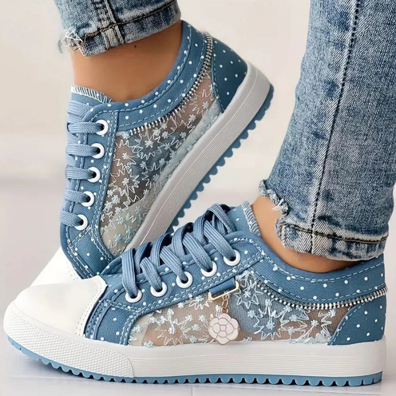 Marscha | Baskets Élégantes en Dentelle