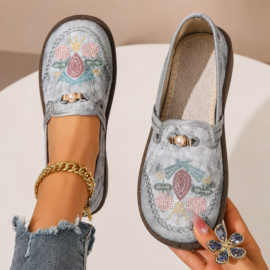 Michèle | Mocassins Brodés Confort