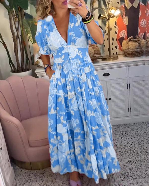 Adélaïde | Robe Maxi Fleurie