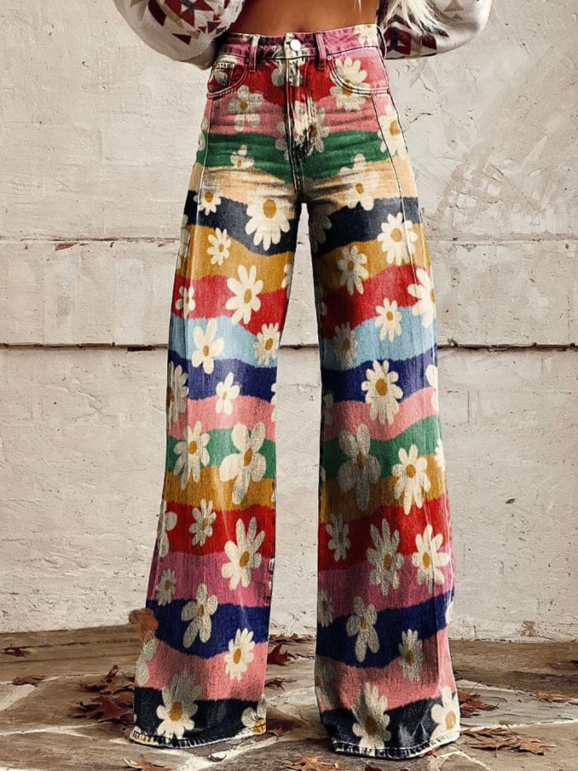 Capucine | Pantalon Fleuri