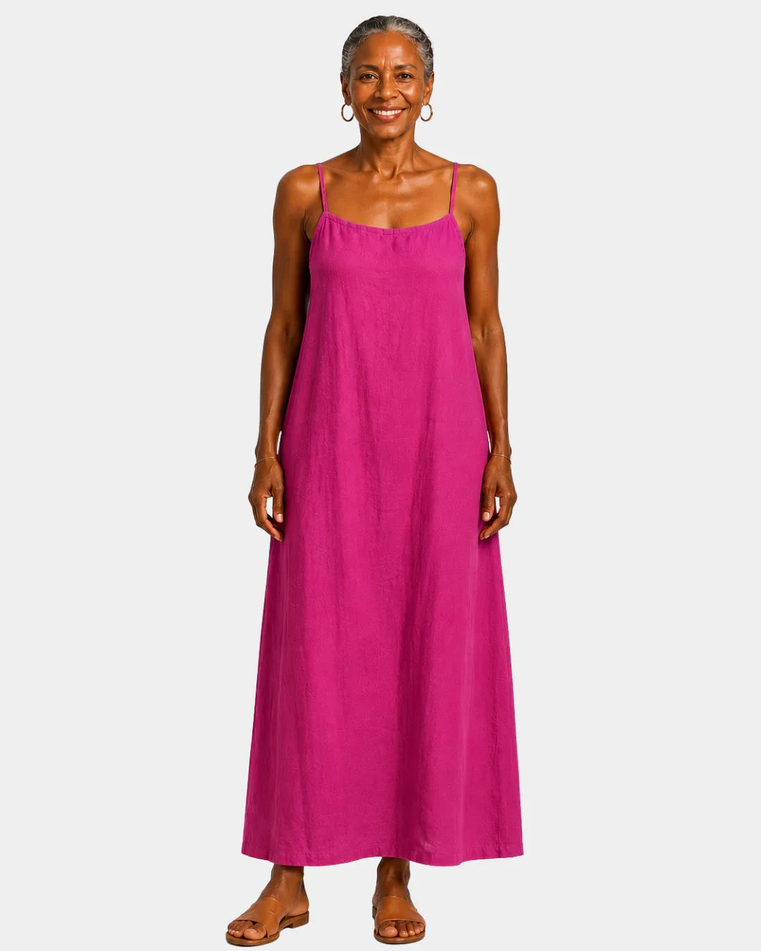 Désideria | Robe longue à fines bretelles