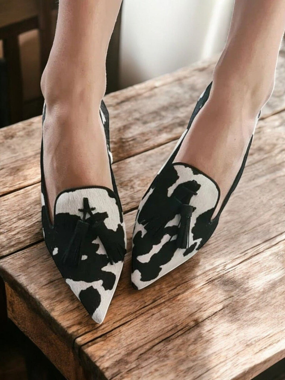 Mathilde | Mocassins Pointus Imprimé Animalier