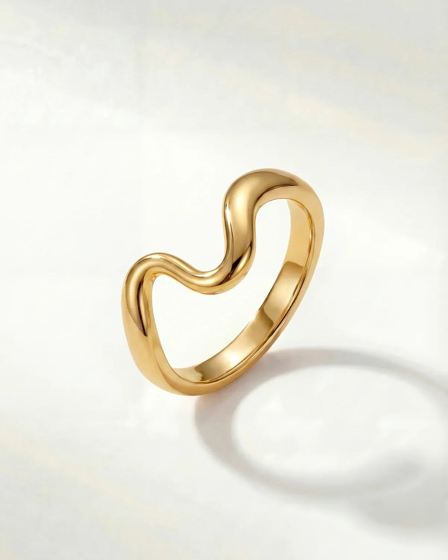 Daphné | Bague ondulée