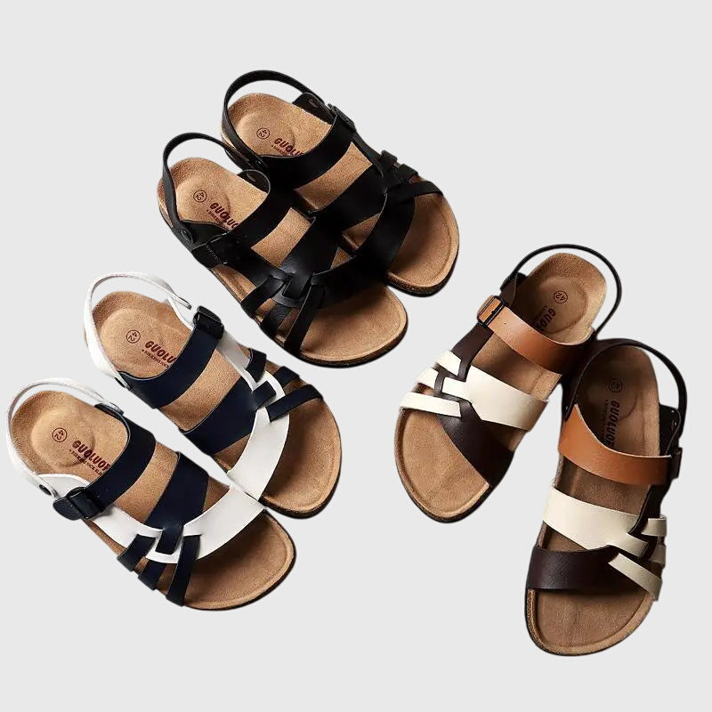 Émilienne | Sandales Orthopédiques Croisées