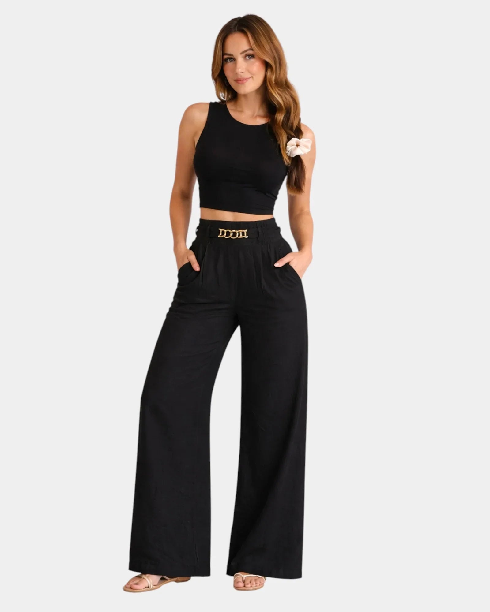 Audrey | Pantalon large élégant