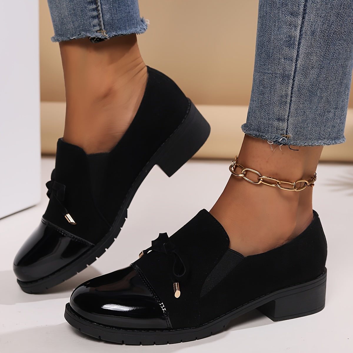 Camille | Mocassins Confort Bout Verni