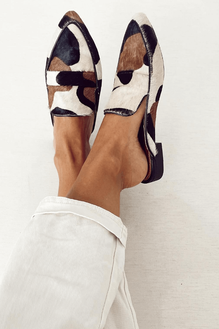 Isabelle | Mocassins Bicolores Élégants