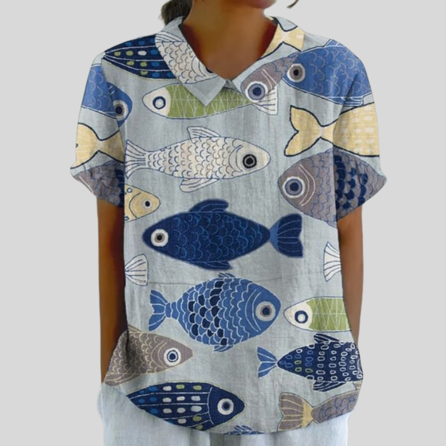 Marianne | Blouse Motif Marin