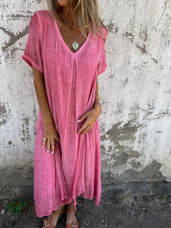 Violette | Robe Midi Décontractée