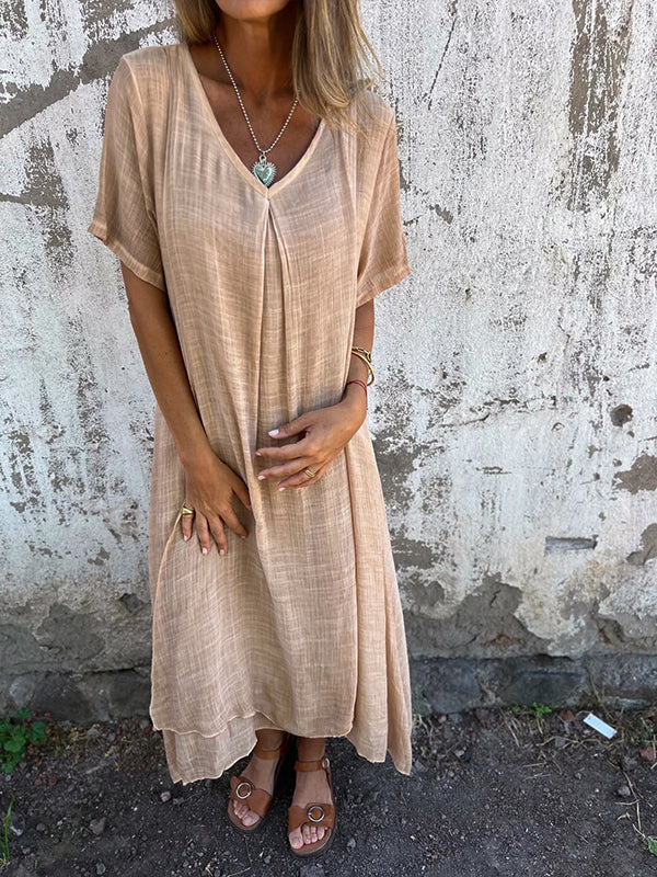 Violette | Robe Midi Décontractée