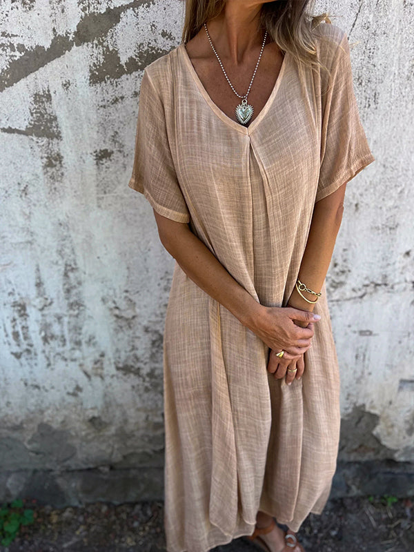 Violette | Robe Midi Décontractée