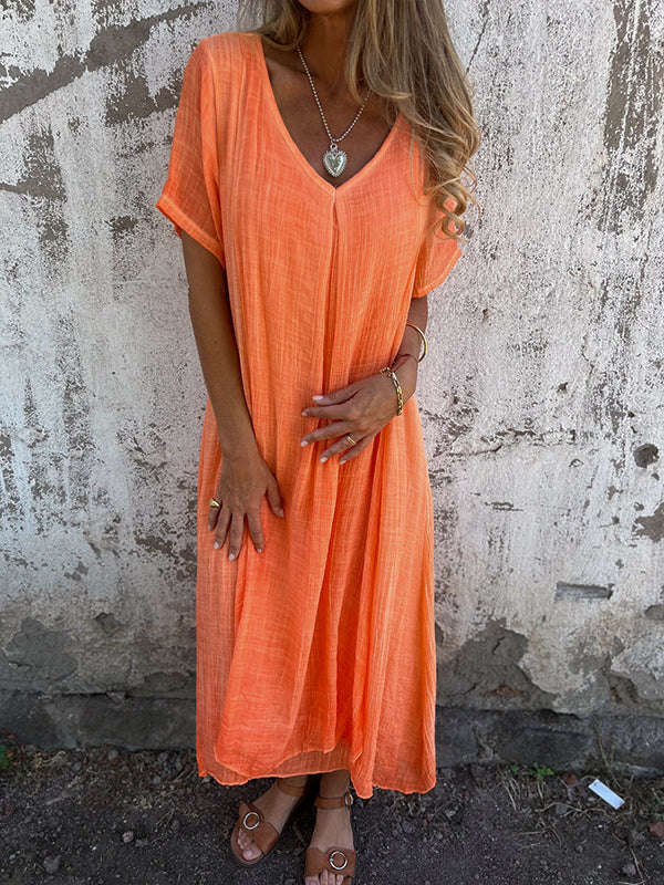 Violette | Robe Midi Décontractée