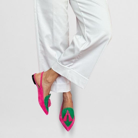 Amélie | Ballerines à Franges Colorées