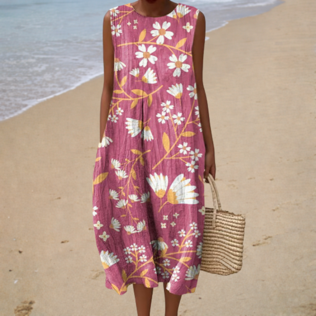 Manon | Robe Midi Fleurie Romantique