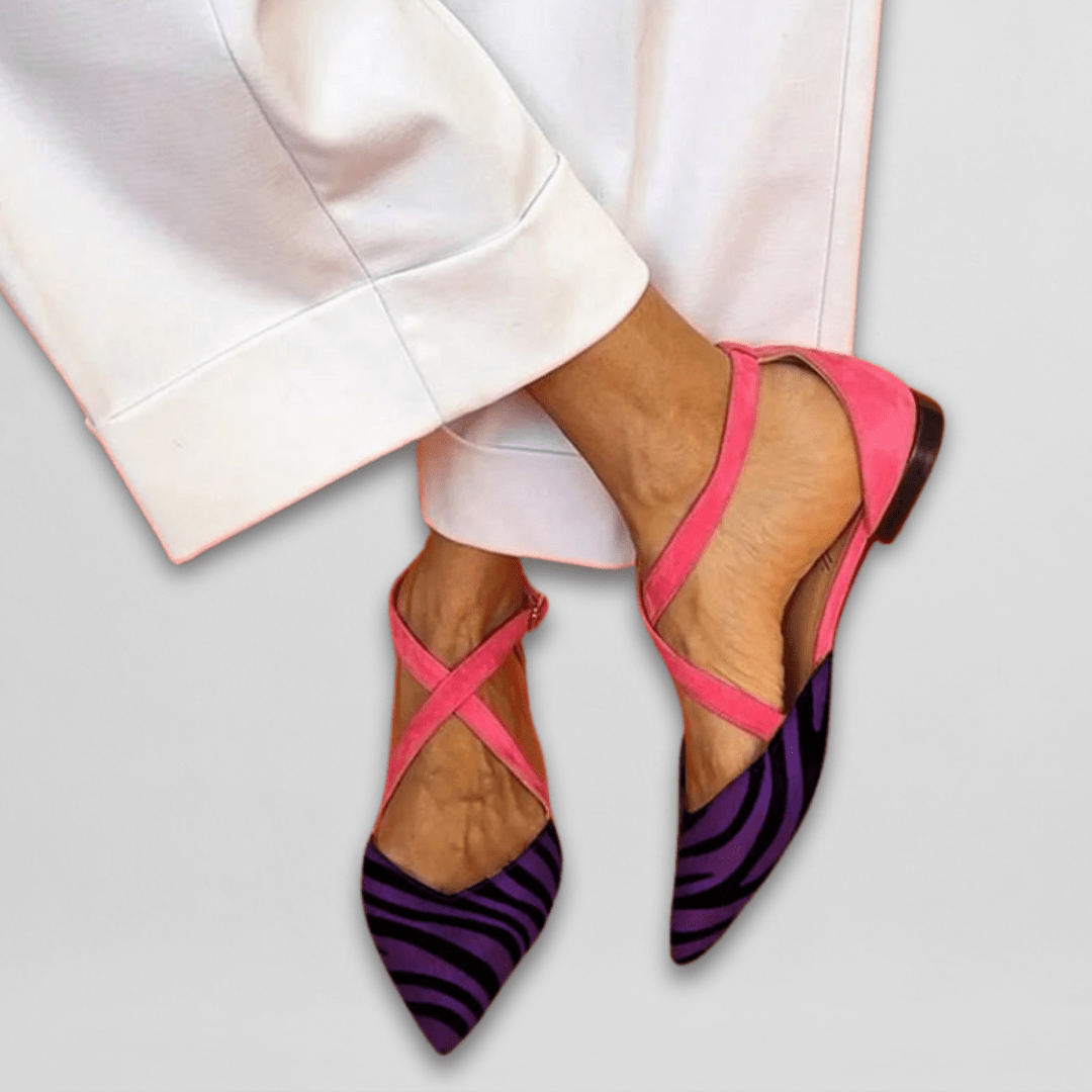 Monique | Ballerines à Brides Croisées