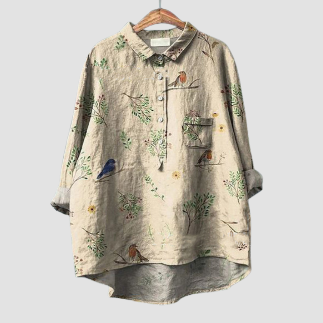 Faustine | Blouse Nature Délicate