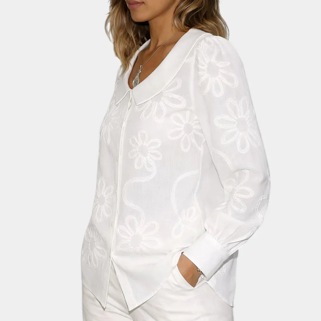 Madeleine | Women's Vintage Floral Print Shirt