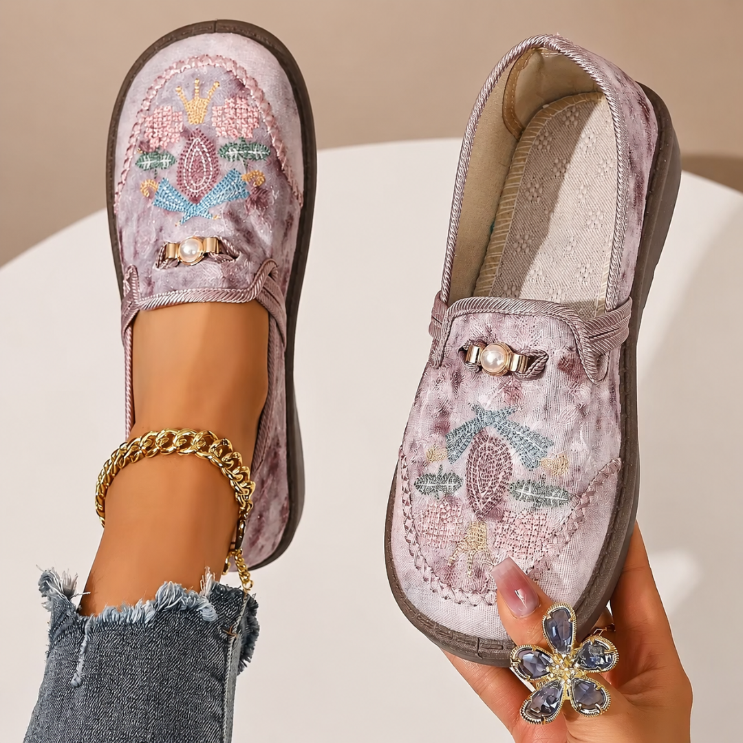 Michèle | Mocassins Brodés Confort