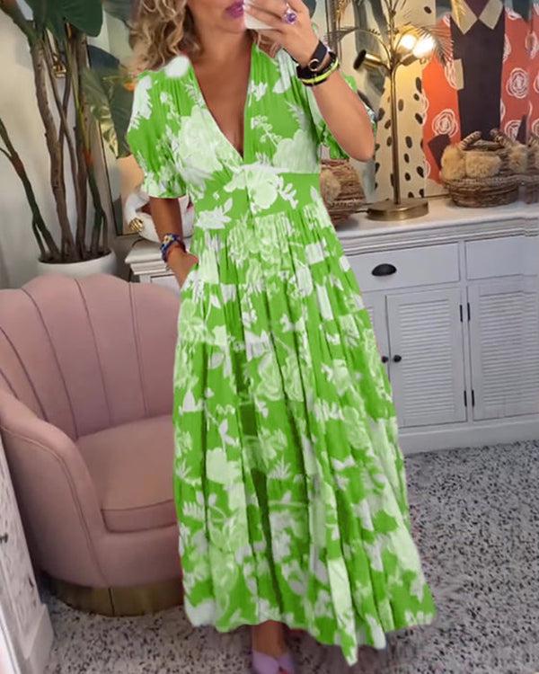 Adélaïde | Robe Maxi Fleurie