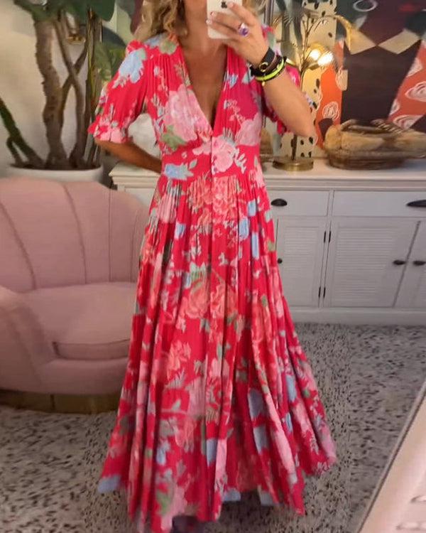 Adélaïde | Robe Maxi Fleurie
